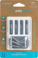 Pale Blue Battery AAA USB-C 4pcs