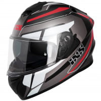 Casque intégral iXS216 2.2 gris-noir-rouge