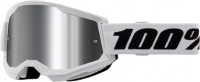 STRATA 2 Goggle White - Mirror Silver Lens