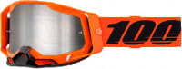 Racecraft 2 Goggle Neon Orange - Mirror Silver flash Lens