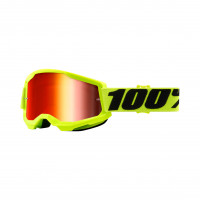 Goggles Strata 2 Fluo-Yellow-Mirror Red