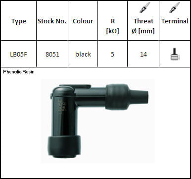 Kerzenstecker NGK 90 LB05F