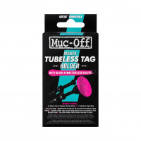 Tubeless Secure Tag Holder + Valve Kit 44mm black