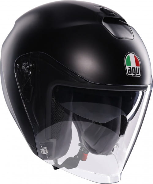 Casque jet Irides Mono Uni noir mat