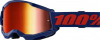 STRATA 2 Goggle Navy - Mirror Red Lens